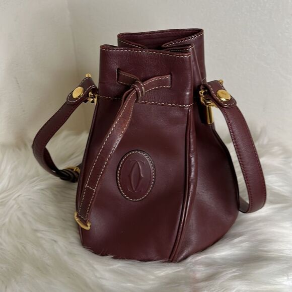 💯Authentic Cartier Drawstring Shoulder Bag🍀 - Picture 14 of 15